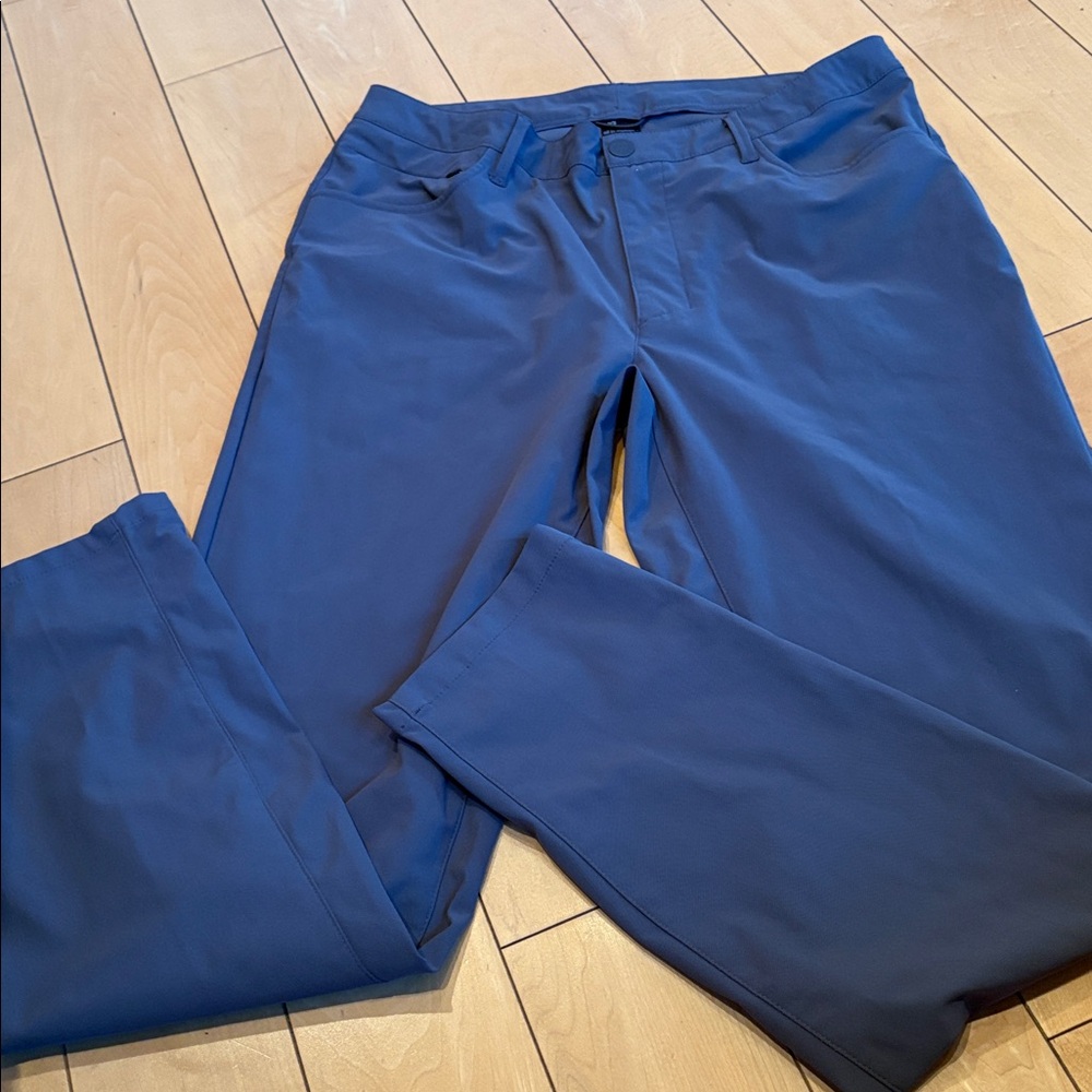 All in motion Men's Slim Stretch Chino Pants in Royal Blue